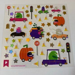 Pipsticks Monster Vehicles Halloween Stickers